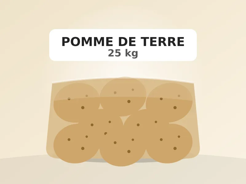 Pomme de terre 25 kg