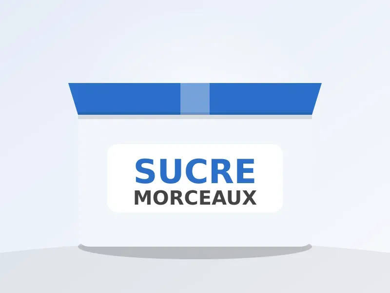 Sucre en morceaux
